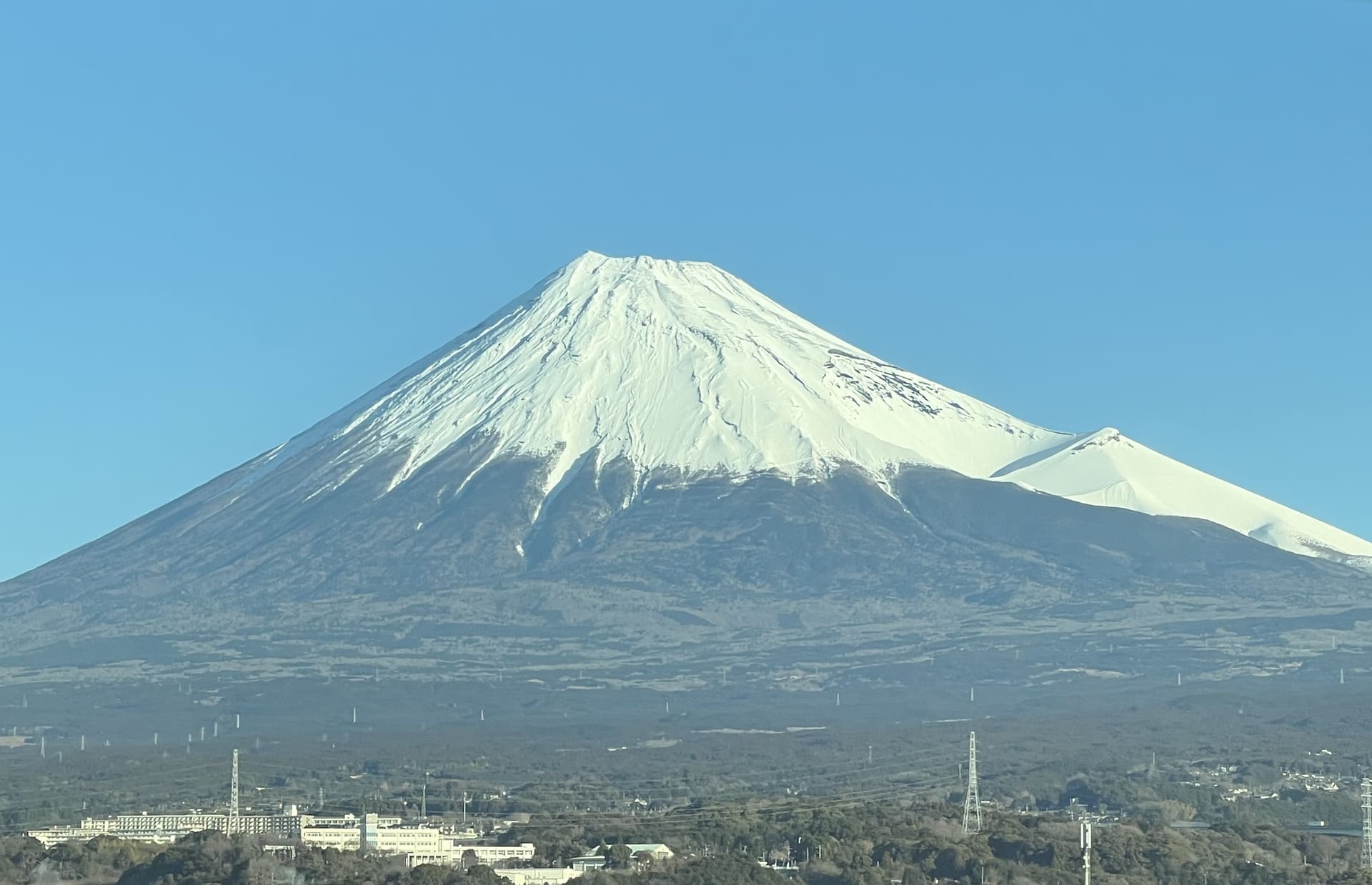 Mount Fuji on a clear day